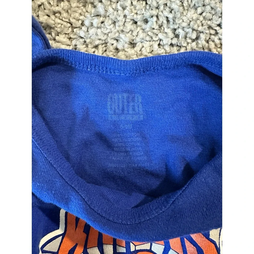 Lot Of Baby New York Giants Body Suits 3/6 & 6/9 Months One Knicks Bodysuit EUC!